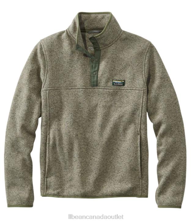 Outerwear Eucalyptus H8XZ7220 Sweater Fleece Pullover Men L.L.Bean