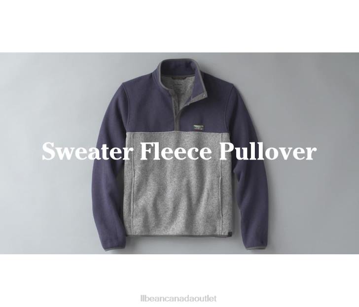 Outerwear Eucalyptus H8XZ7220 Sweater Fleece Pullover Men L.L.Bean