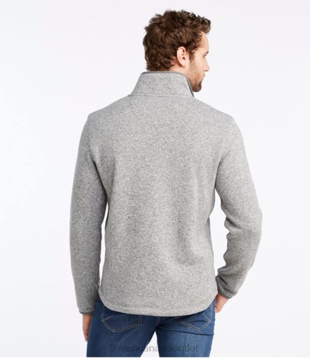 Outerwear Grey Heather H8XZ397 Sweater Fleece Full-Zip Jacket Men L.L.Bean