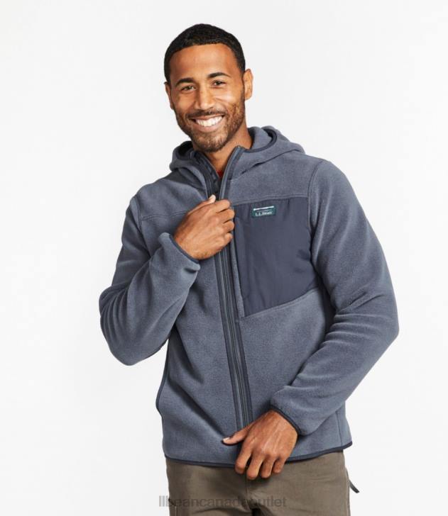Outerwear Indigo Ink H8XZ3388 Mountain Classic Fleece Hoodie Men L.L.Bean