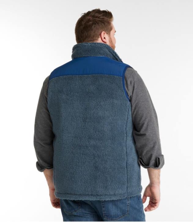 Outerwear Storm Blue H8XZ524 Sherpa Vest Men L.L.Bean