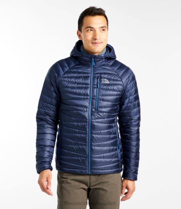 Outerwear Black H8XZ575 Ultralight 850 Down Sweater Hooded Jacket Men L.L.Bean