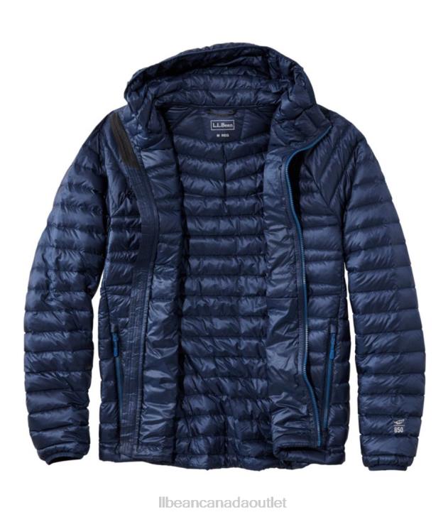 Outerwear Black H8XZ575 Ultralight 850 Down Sweater Hooded Jacket Men L.L.Bean