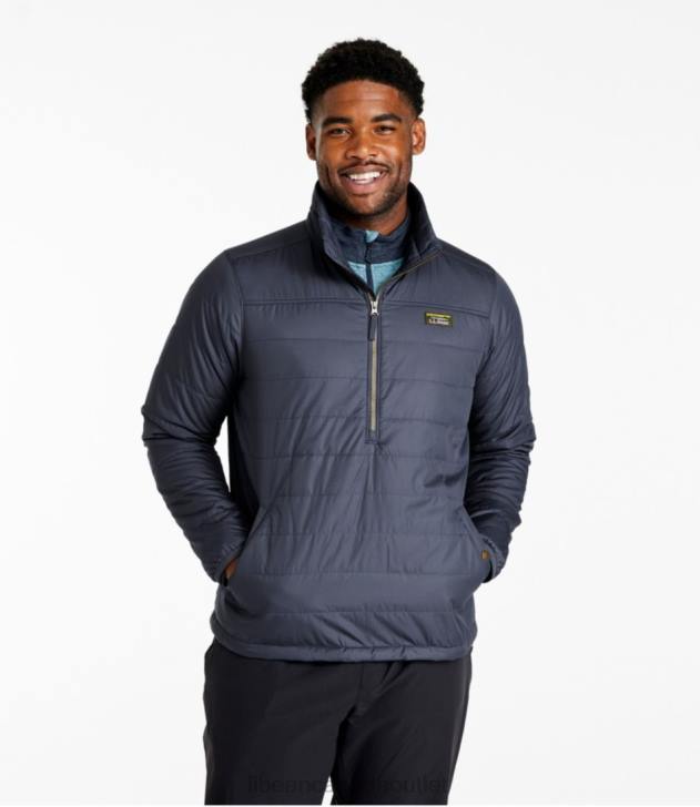 Outerwear Black H8XZ605 Mountain Classic Puffer Pullover Men L.L.Bean