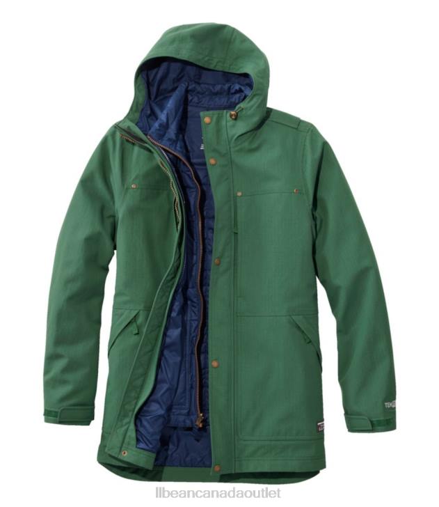 Outerwear Camp Green H8XZ5144 Rugged 3-in-1 Parka Men L.L.Bean