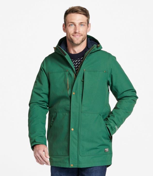 Outerwear Camp Green H8XZ5144 Rugged 3-in-1 Parka Men L.L.Bean