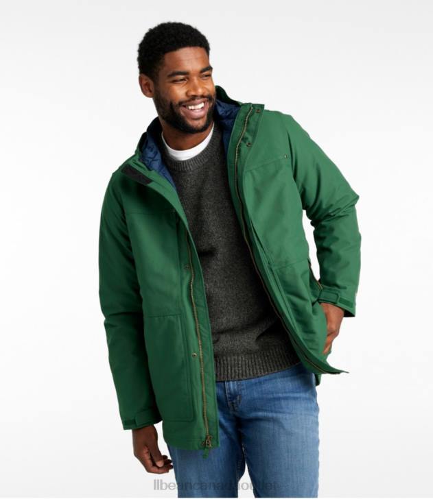 Outerwear Camp Green H8XZ5144 Rugged 3-in-1 Parka Men L.L.Bean