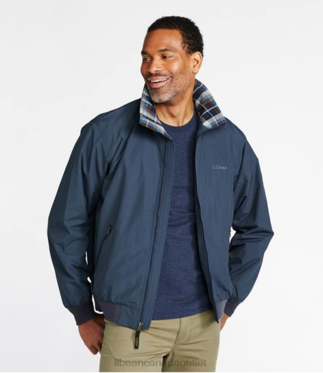 Outerwear Dark Red H8XZ512 Warm-Up Jacket Men L.L.Bean