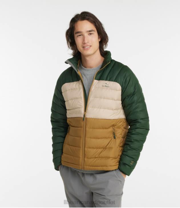 Outerwear Fatigue Green/Deep Balsam H8XZ5133 Down Jacket Men L.L.Bean
