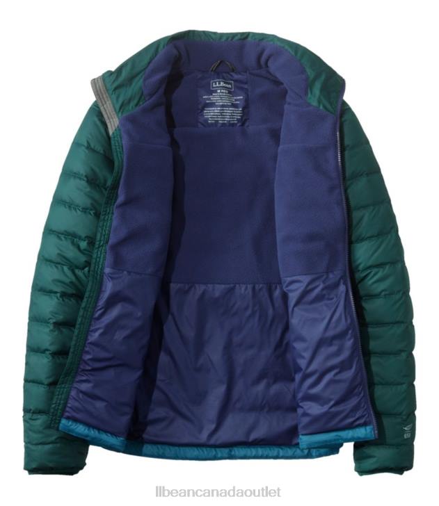 Outerwear Fatigue Green/Deep Balsam H8XZ5133 Down Jacket Men L.L.Bean