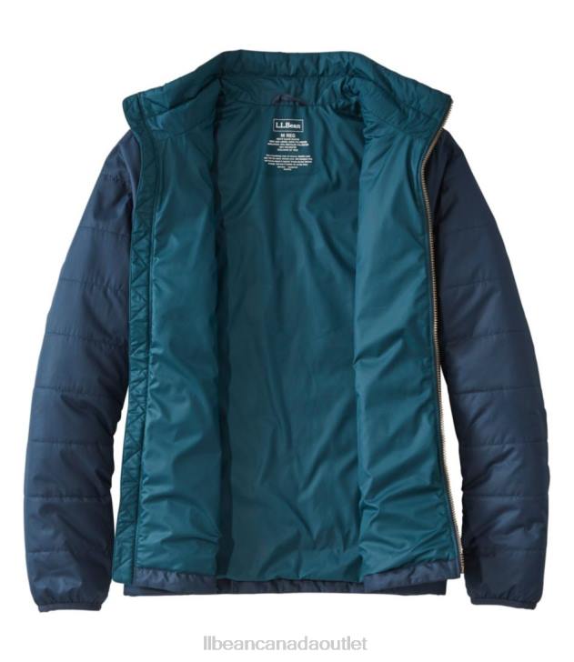 Outerwear Forest Gray/Carbon Navy H8XZ4970 Mountain Classic Puffer Jacket Men L.L.Bean