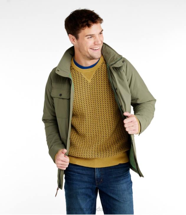 Outerwear Fossil Brown H8XZ5029 Insulated Travel Jacket Men L.L.Bean