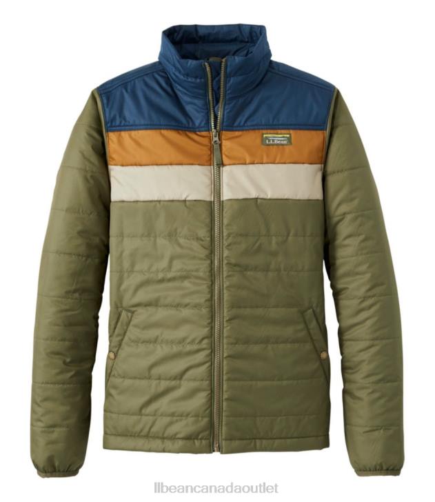 Outerwear Kelp Green/Nautical Navy H8XZ5959 Mountain Classic Puffer Jacket Men L.L.Bean