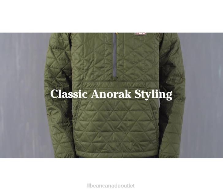 Outerwear Mariner Blue H8XZ557 Katahdin Insulated Pullover Men L.L.Bean