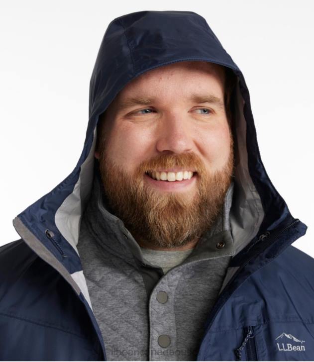 Outerwear Black H8XZ6491 Trail Model Rain Jacket Men L.L.Bean