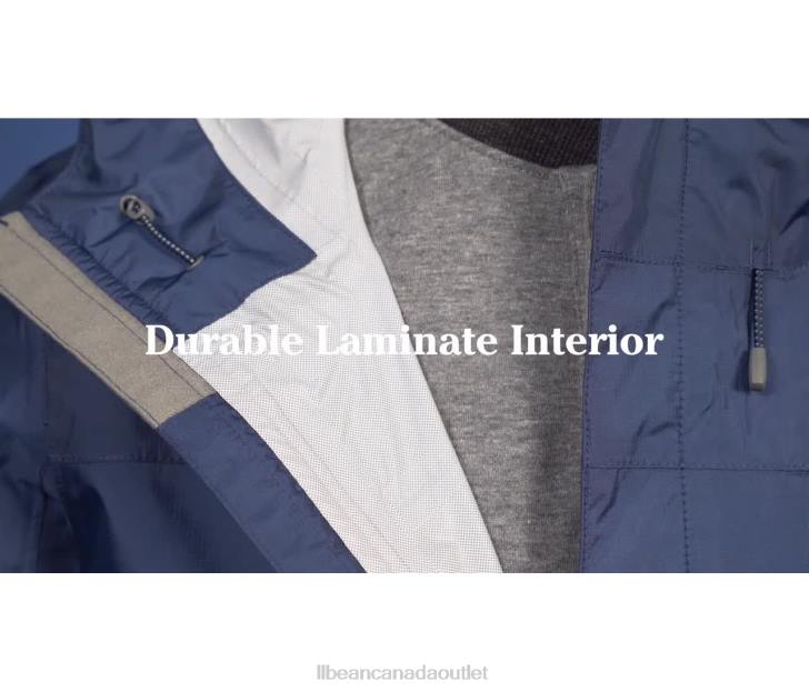 Outerwear Black H8XZ6491 Trail Model Rain Jacket Men L.L.Bean