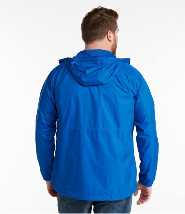 Outerwear Deep Sapphire H8XZ3180 Waterproof Windbreaker Jacket Men L.L.Bean