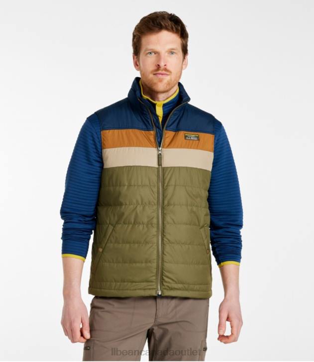 Outerwear Dark Russet/Dark Barley H8XZ747 Mountain Classic Puffer Vest Men L.L.Bean