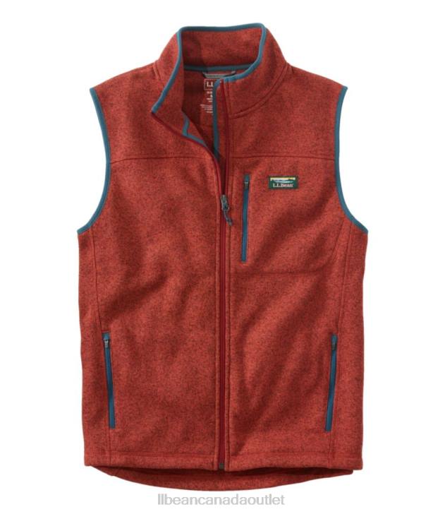 Outerwear Light Mahogany H8XZ6568 Sweater Fleece Vest Men L.L.Bean