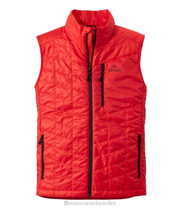 Outerwear Vibrant Red H8XZ4910 PrimaLoft Packaway Vest Men L.L.Bean