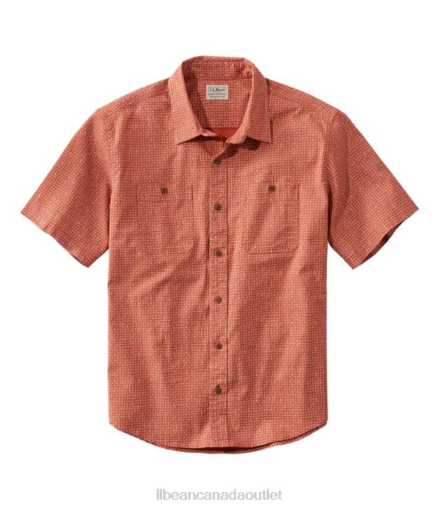 Clothing Baked Clay Geo H8XZ5983 Lakewashed Camp Shirt Men L.L.Bean