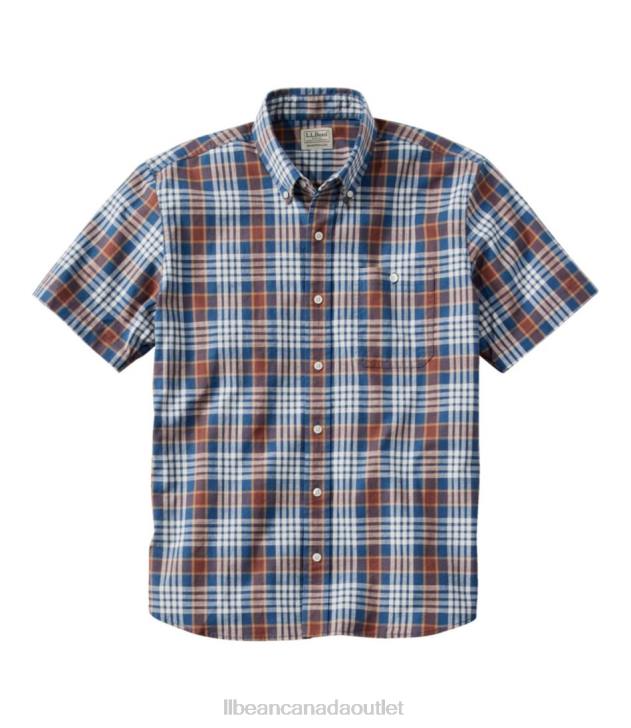 Clothing Bright Mariner H8XZ6640 Comfort Stretch Chambray Shirt Men L.L.Bean