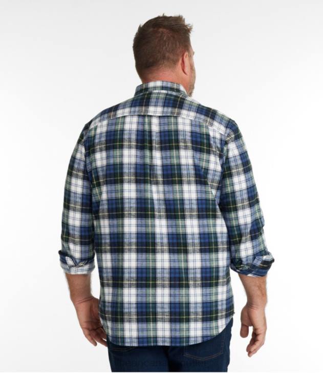 Clothing Cranston H8XZ6570 Scotch Plaid Flannel Shirt Men L.L.Bean