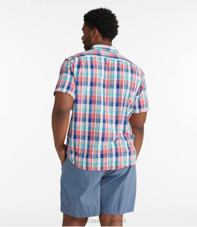 Clothing Goldenrod H8XZ6480 Organic Cotton Seersucker Shirt Men L.L.Bean