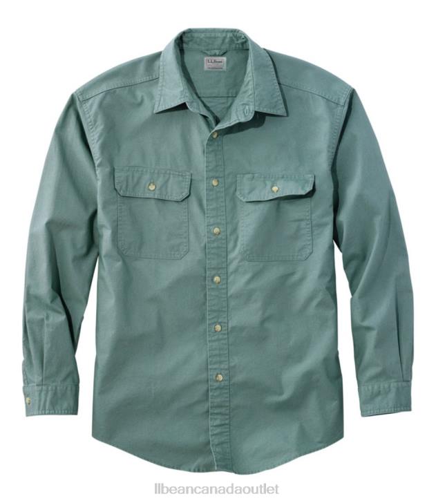 Clothing Juniper H8XZ675 Sunwashed Canvas Shirt Men L.L.Bean