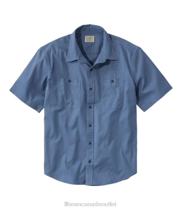 Clothing Moonlight Blue H8XZ681 Lakewashed Camp Shirt Men L.L.Bean