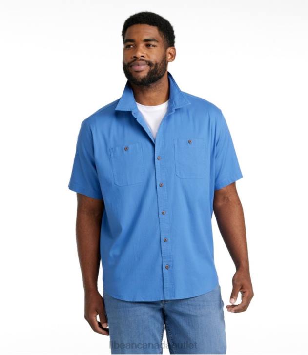 Clothing Moonlight Blue H8XZ681 Lakewashed Camp Shirt Men L.L.Bean