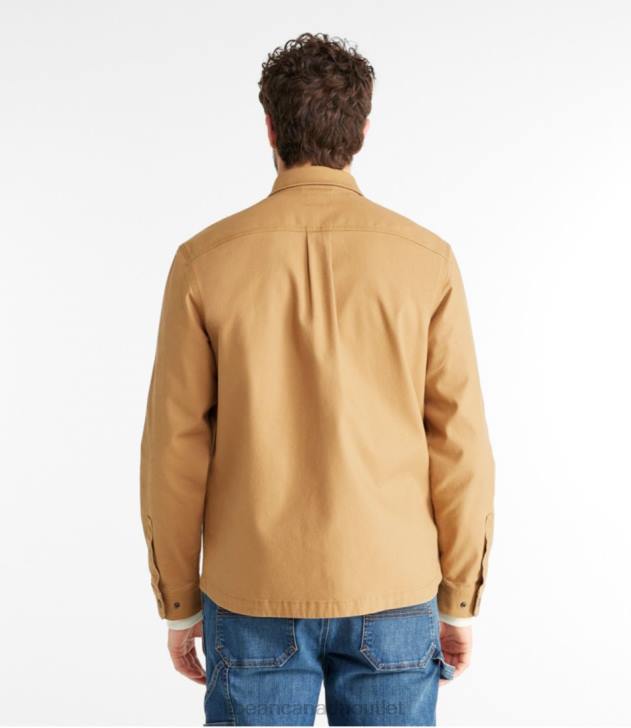 Clothing Rangeley Blue H8XZ3351 BeanBuilt Canvas Shirt Jac Men L.L.Bean