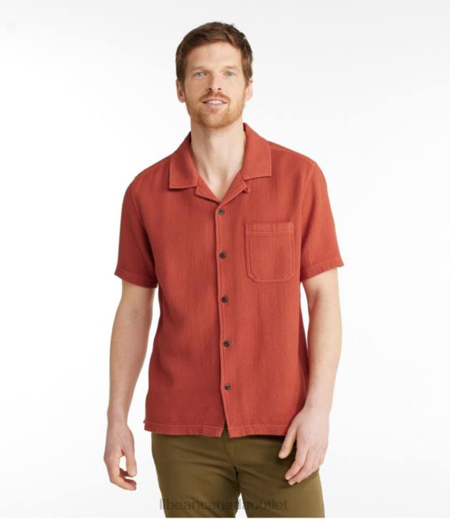 Clothing Rangeley Blue H8XZ337 Rugged Waffle Shirt Men L.L.Bean