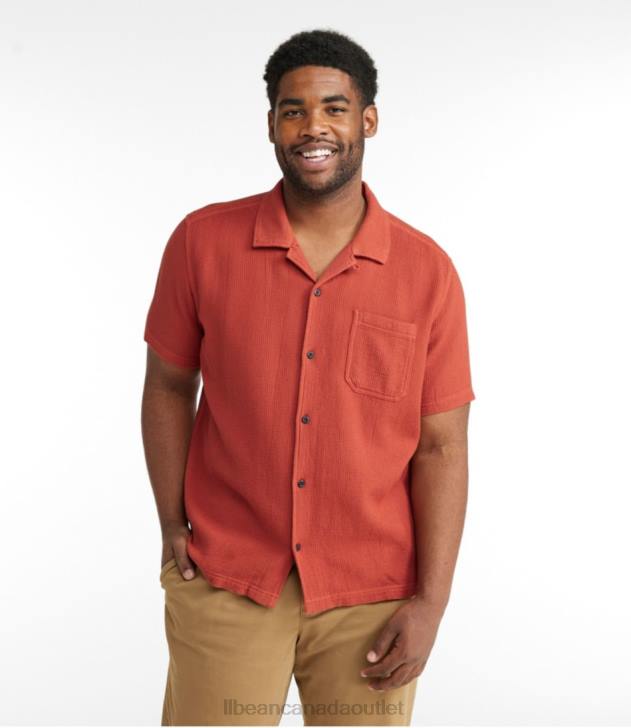 Clothing Rangeley Blue H8XZ337 Rugged Waffle Shirt Men L.L.Bean