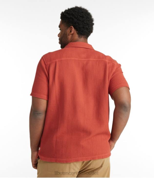 Clothing Rangeley Blue H8XZ337 Rugged Waffle Shirt Men L.L.Bean