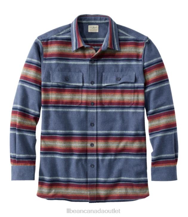 Clothing Rangeley Blue Multi H8XZ5052 Chamois Shirt Men L.L.Bean