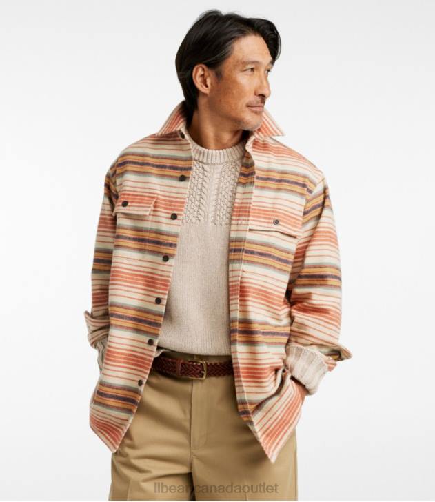 Clothing Rangeley Blue Multi H8XZ5052 Chamois Shirt Men L.L.Bean