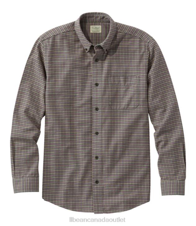 Clothing Rust Orange Multi H8XZ3370 Wicked Good Flannel Shirt Men L.L.Bean