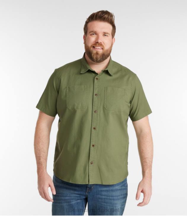 Clothing Sea Pine H8XZ3116 BeanFlex Twill Shirt Men L.L.Bean