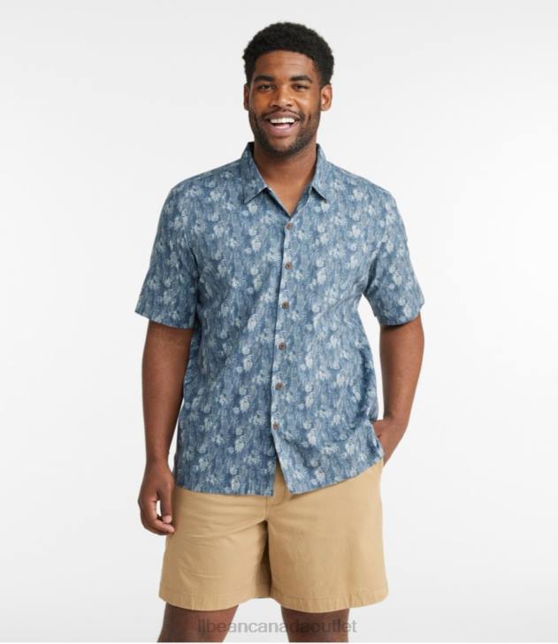 Clothing Silver Birch Fish H8XZ7174 Tropics Shirt Men L.L.Bean