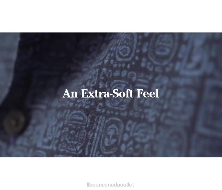 Clothing Storm Blue Leaves H8XZ68 Tropics Shirt Men L.L.Bean