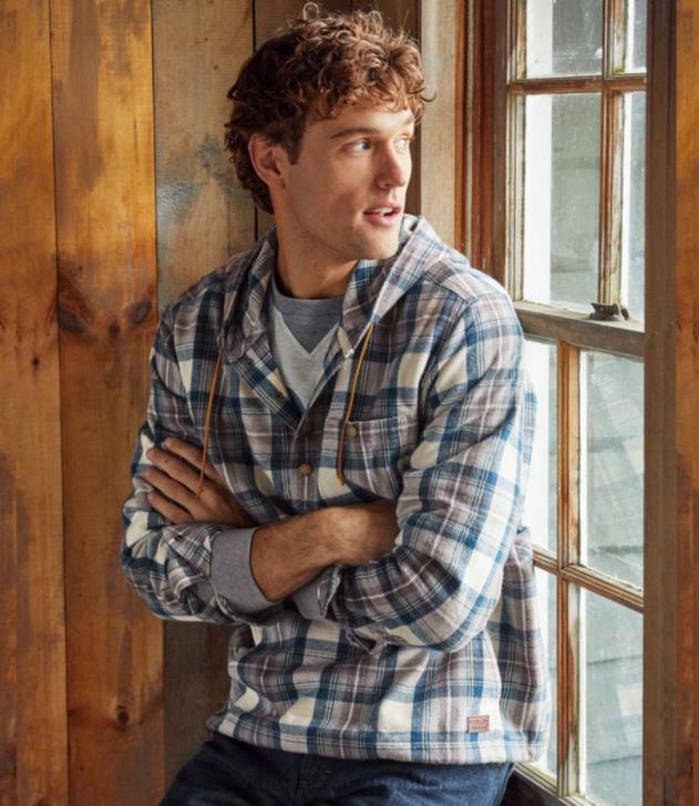 Clothing Vintage Red Rob Roy H8XZ3542 Scotch Plaid Flannel Shirt Men L.L.Bean