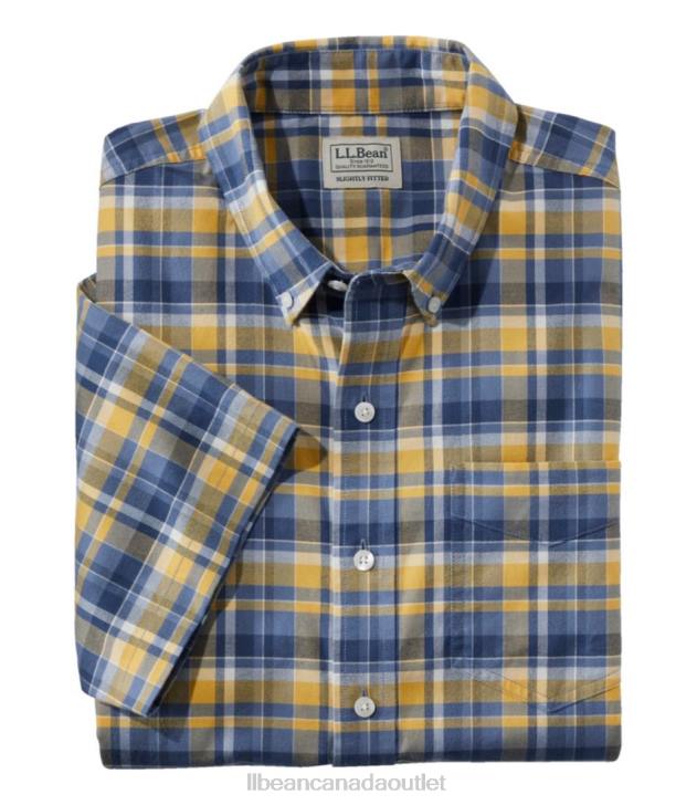 Clothing Goldenrod H8XZ5781 Comfort Stretch Oxford Men L.L.Bean