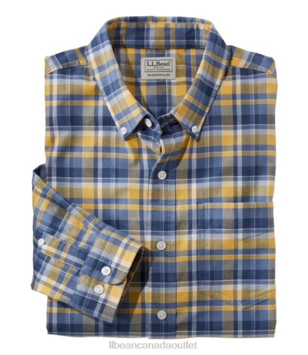Clothing Goldenrod H8XZ6538 Comfort Stretch Oxford Shirt Men L.L.Bean
