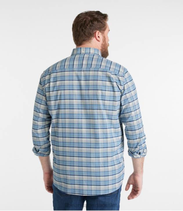 Clothing Twilight H8XZ5837 Comfort Stretch Oxford Shirt Men L.L.Bean