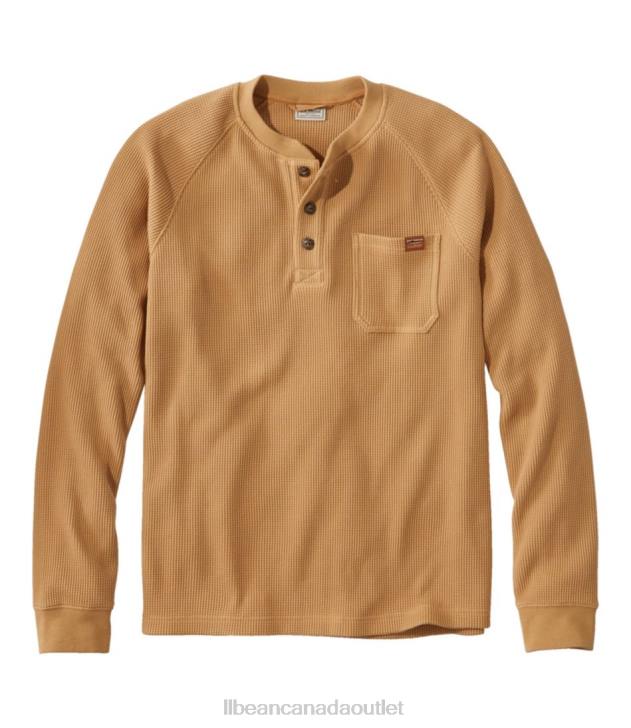 Clothing Barley H8XZ497 BeanBuilt Waffle Henley Men L.L.Bean