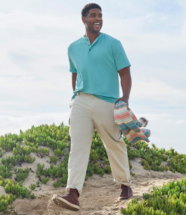 Clothing Charcoal Heather H8XZ2981 Carefree Unshrinkable Tee Men L.L.Bean