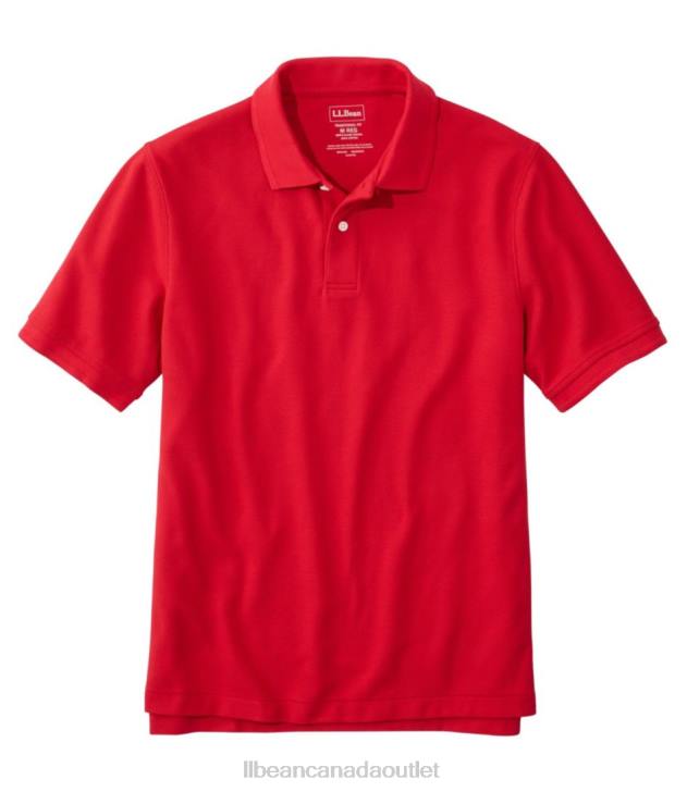 Clothing Nautical Red H8XZ6880 Premium Polo Banded Men L.L.Bean x Double L