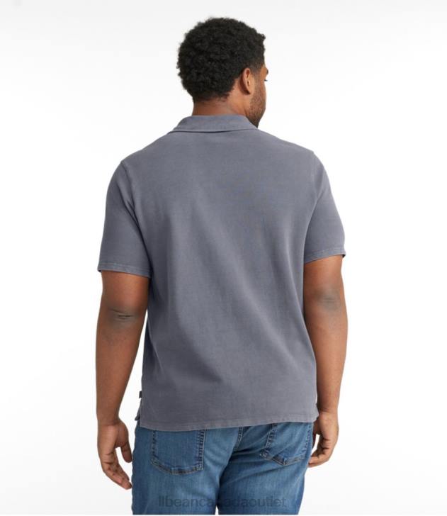 Clothing Rust Orange H8XZ5784 BeanBuilt Pique Polo Shirt Men L.L.Bean