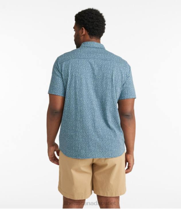Clothing Warm Coral Fish H8XZ3493 Lakewashed Organic Cotton Button-Front Shirt Men L.L.Bean